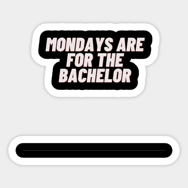 The Ultimate Bachelor Fan Gift Sticker by Thats The Tea with Alessandra G